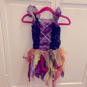 Toddler witch costume and hat